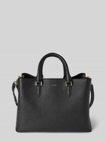 BOSS Handtasche mit Label-Details Modell 'Alyce' in Black, Größe 1