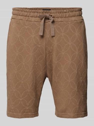 Scotch & Soda Regular Fit Sweatshorts mit Strukturmuster Modell 'Terry...