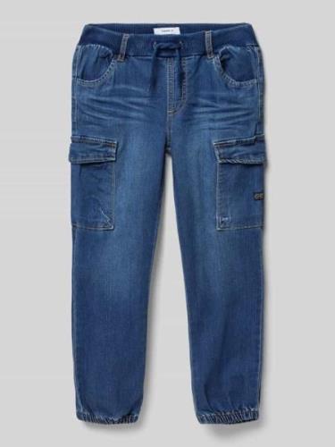 Name It Baggy Fit Cargojeans mit elastischen Abschlüssen Modell 'BEN' ...