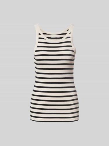 Juvia Tanktop mit Streifenmuster in Black, Größe M