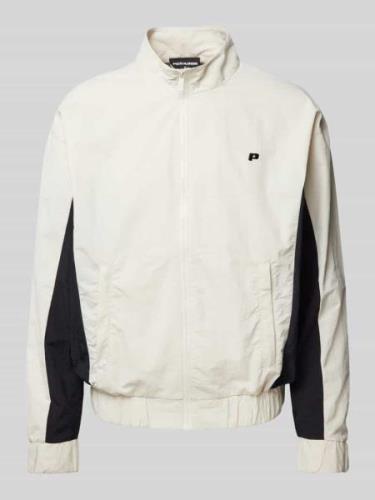 Pegador Jacke mit Label-Stitching Modell 'WOLSEY TRACK' in Offwhite, G...