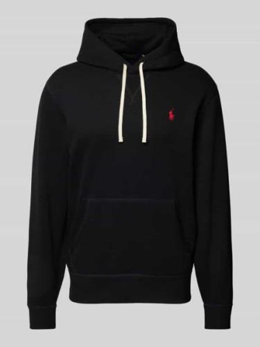 Polo Ralph Lauren Hoodie mit Label-Stitching in Black, Größe S