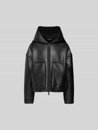 Dsquared2 Jacke in Leder-Optik in Black, Größe 48