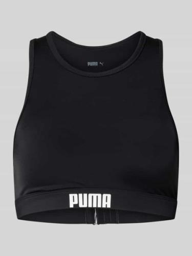 Puma Bikini-Oberteil mit Racerback in Black, Größe L