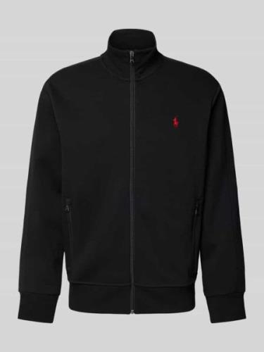 Polo Ralph Lauren Sweatjacke mit Stehkragen in Black, Größe L