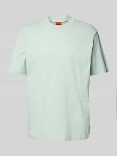 HUGO T-Shirt mit Label-Print Modell 'Dapolino' in Mint, Größe L