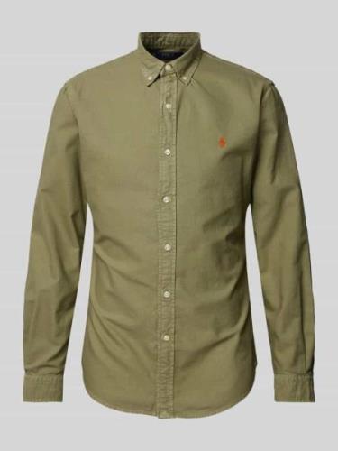 Polo Ralph Lauren Slim Fit Freizeithemd mit Button-Down-Kragen in Hell...