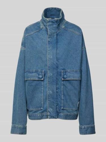 Calvin Klein Jeans Jeansjacke mit Label-Patch Modell 'EASY' in Jeansbl...