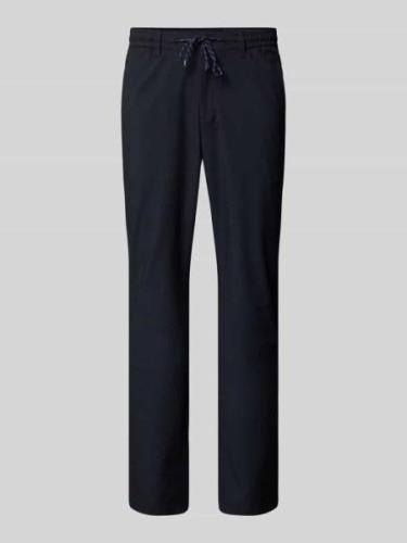 Brax Tapered Fit Hose mit Tunnelzug Modell 'PHIL' in Marine, Größe 33/...