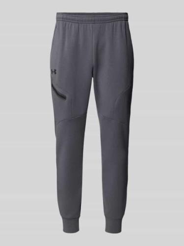 Under Armour Regular Fit Sweatpants mit Reißverschlusstasche Modell 'U...