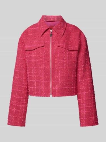 HUGO Blazer in Bouclé-Optik Modell 'Aselina' in Pink, Größe 42