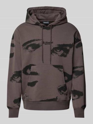 The Hundreds Hoodie mit Känguru-Tasche Modell 'SURVEILLANCE' in Anthra...