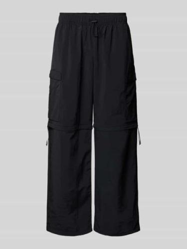 ADIDAS SPORTSWEAR Wide Leg Sweatpants mit Tunnelzug in Black, Größe L