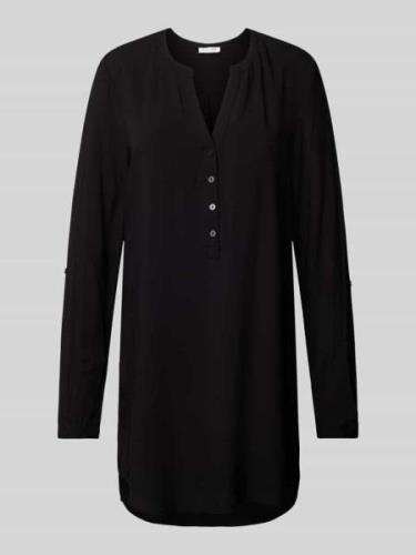 Christian Berg Woman Longbluse mit Tunikakragen in Black, Größe 36