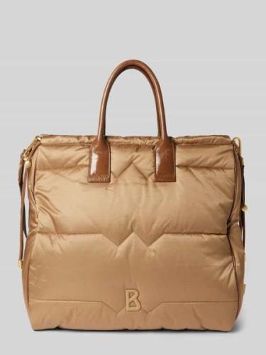 BOGNER Tote Bag mit Ziernähten Modell 'morzine malina' in Cognac, Größ...