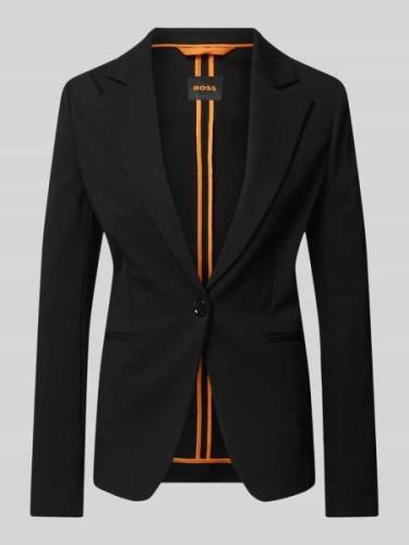 BOSS Orange Blazer mit Knopfverschluss Modell 'Jaslim' in Black, Größe...