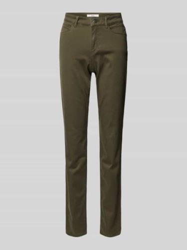 Brax Hose im 5-Pocket-Design Modell 'Shakira' in Khaki, Größe 34