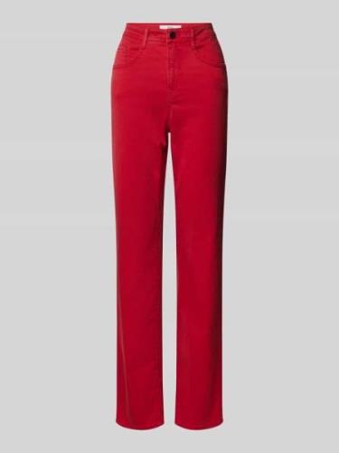 Brax Regular Fit Hose im 5-Pocket-Design Modell 'Style.Carola' in Rot,...