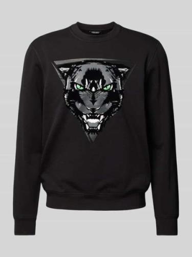 Antony Morato Sweatshirt mit Motiv-Print in Black, Größe L