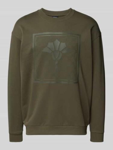 JOOP! Collection Sweatshirt mit Logo-Print Modell 'Cruz' in Metallic G...