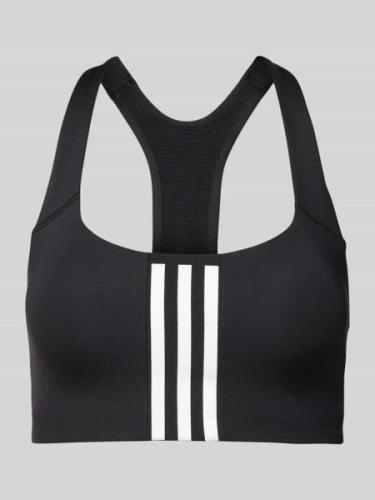 ADIDAS SPORTSWEAR Sport-BH mit labeltypischen Streifen in Black, Größe...