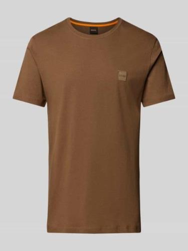 BOSS Orange T-Shirt mit Label-Patch Modell 'Tales' in Hazel, Größe L