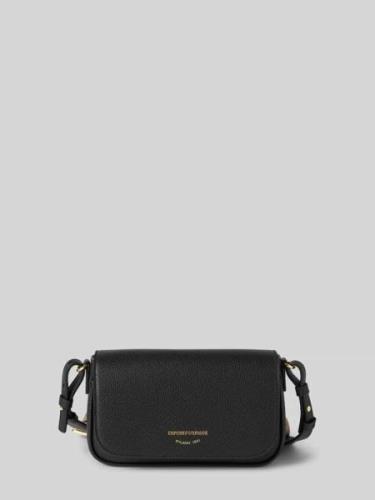 Emporio Armani Umhängetasche mit Label-Print Modell 'LILLY' in Black, ...