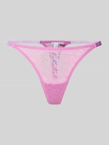 Guess String in semitransparentem Design Modell 'EDYTHA THONG' in Pink...