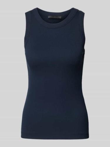 Drykorn Tanktop in Ripp-Optik Modell 'OLINA' in Marine, Größe XL