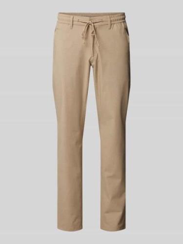 Brax Tapered Fit Hose mit Tunnelzug Modell 'PHIL' in Beige, Größe 34/3...