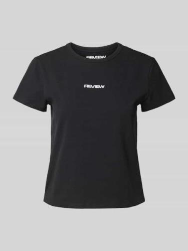 Review Essentials Loose T-Shirt in Black, Größe M