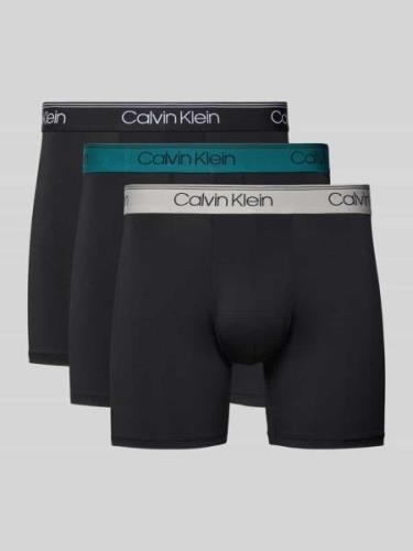 Calvin Klein Underwear Trunks mit Label-Detail in Black, Größe M