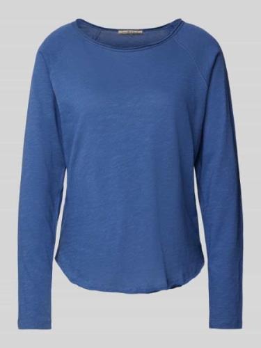 Smith and Soul Longsleeve mit Rundhalsausschnitt in Rauchblau, Größe L