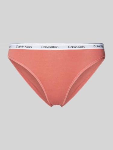 Calvin Klein Underwear Slip mit Label-Bund in Rostrot, Größe S