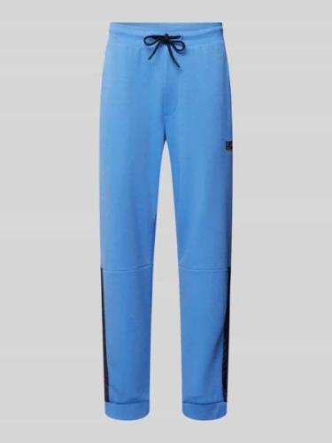 EA7 Emporio Armani Sweatpants mit Label-Print Modell 'NATURAL' in Hell...