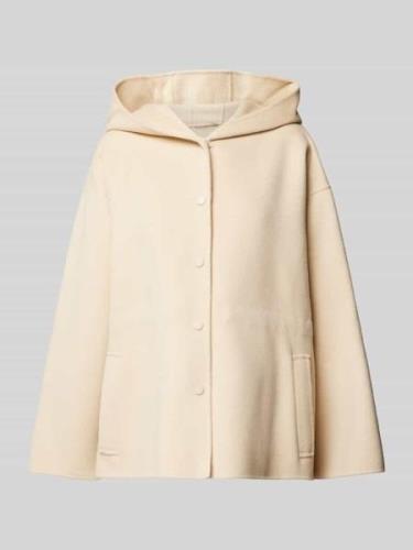 Weekend Max Mara Lanawolljacke mit Kapuze Modell 'GENNAIO' in Beige, G...