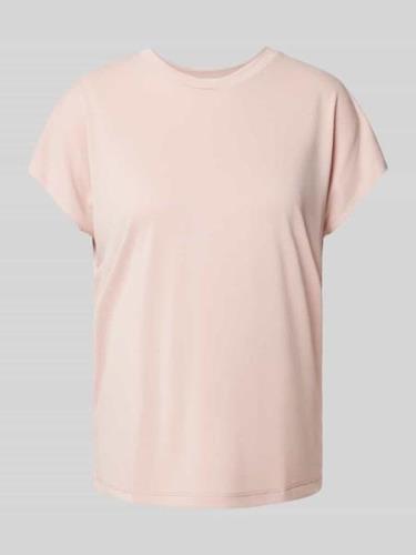 Jake*s Collection Straight Fit T-Shirt mit Rundhalsausschnitt in Rose,...