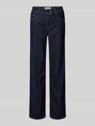 Gang Wide Fit Jeans im 5-Pocket-Design Modell 'AMELIE' in Dunkelblau, ...