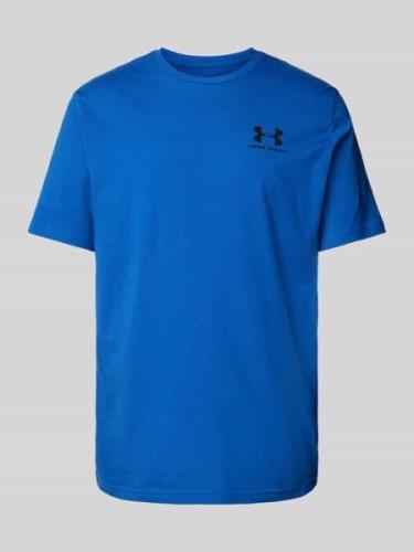 Under Armour T-Shirt mit Label-Print Modell 'SPORTSTYLE' in Royal, Grö...