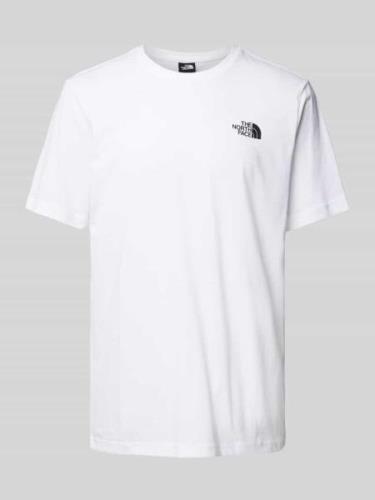 The North Face T-Shirt mit Logo-Print Modell 'REDBOX' in Weiss, Größe ...