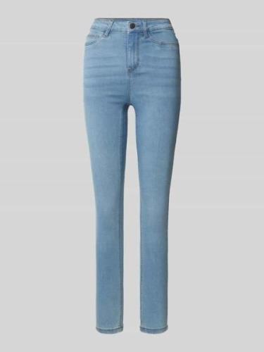 Noisy May Skinny Fit Jeans mit Knopf- und Reißverschluss Modell 'CALLI...