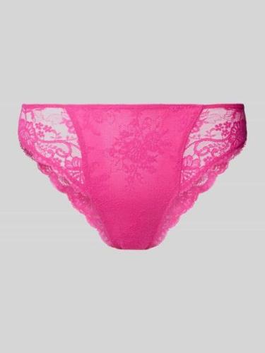 Marie Jo Slip mit Spitzenbesatz Modell 'Melipha' in Pink, Größe 42