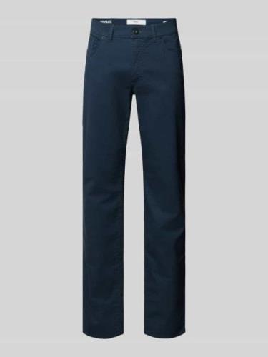 Brax Tapered Fit Jeans im 5-Pocket-Design Modell 'CADIZ' in Marine, Gr...