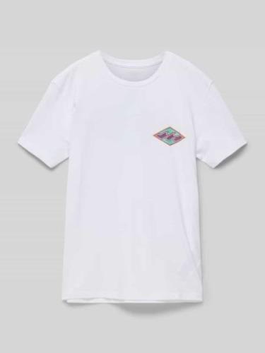 Billabong T-Shirt mit Rundhalsausschnitt Modell 'CRAYON WAVE' in Weiss...