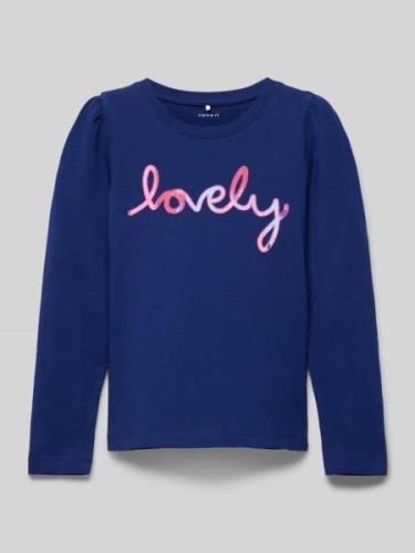 Name It Longsleeve mit geripptem Rundhalsausschnitt Modell 'FLONNIA' i...