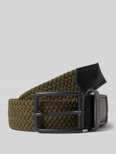 Lloyd Men's Belts Gürtel in Flecht-Optik in Oliv, Größe 105