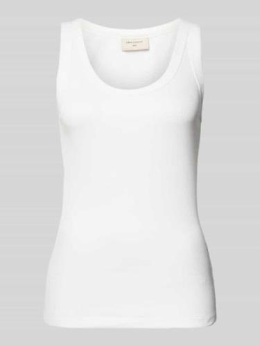 FREE/QUENT Tanktop in Ripp-Optik Modell 'Hi' in Offwhite, Größe XL