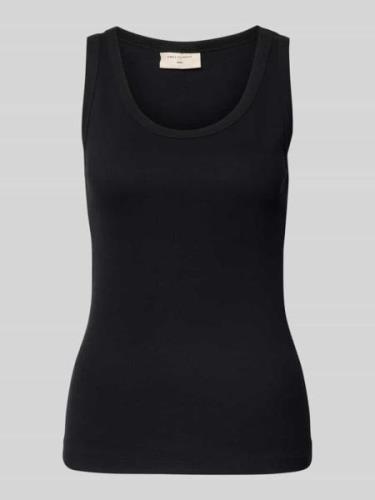 FREE/QUENT Tanktop in Ripp-Optik Modell 'Hi' in Black, Größe XL