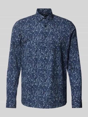 CINQUE Slim Fit Freizeithemd mit Kentkragen Modell 'STEVEN' in Marine,...