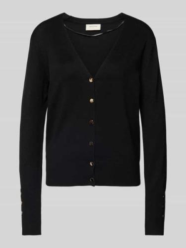 FREE/QUENT Cardigan mit überschnittenen Schultern in Black, Größe XS